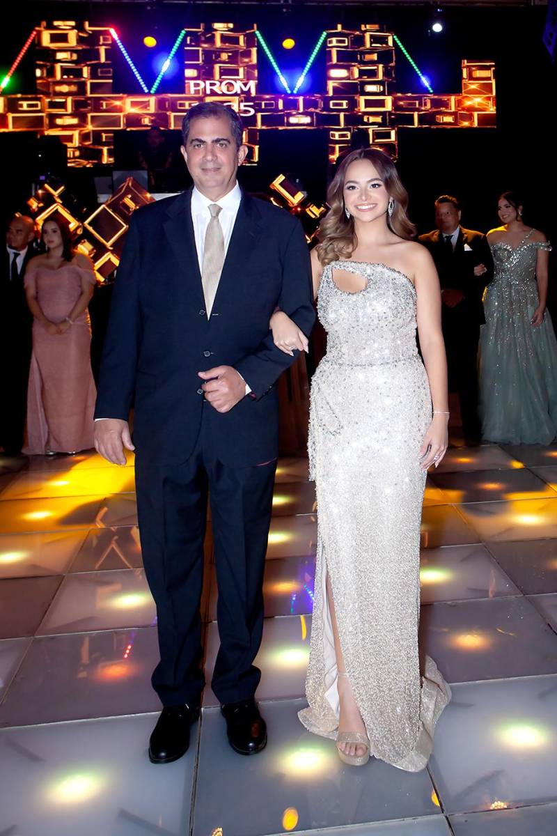 Javier Saybe y su hija Camille Saybe