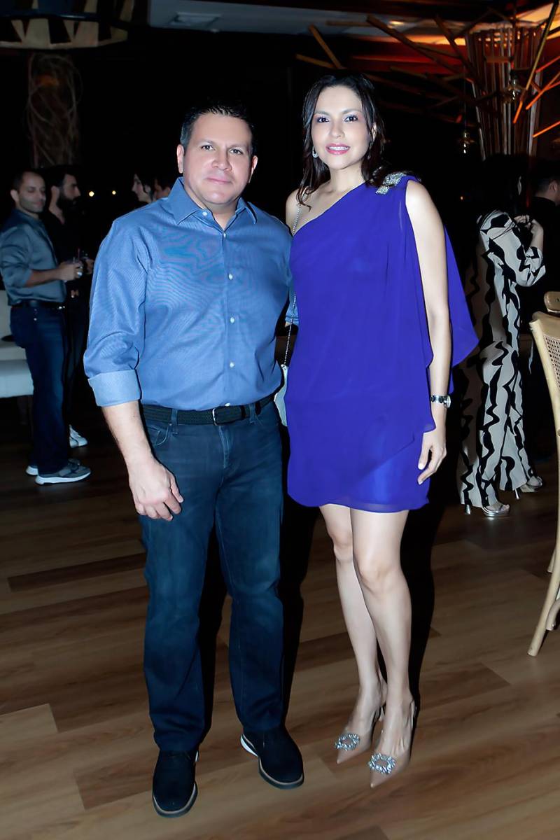 Ronald Fúnez y Melissa Valenzuela