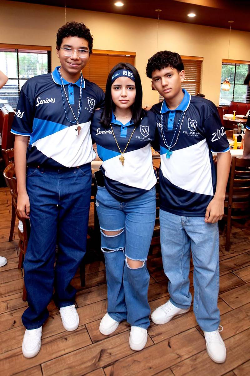 José Chacón, Katherine Amaya y Jamil Orellana