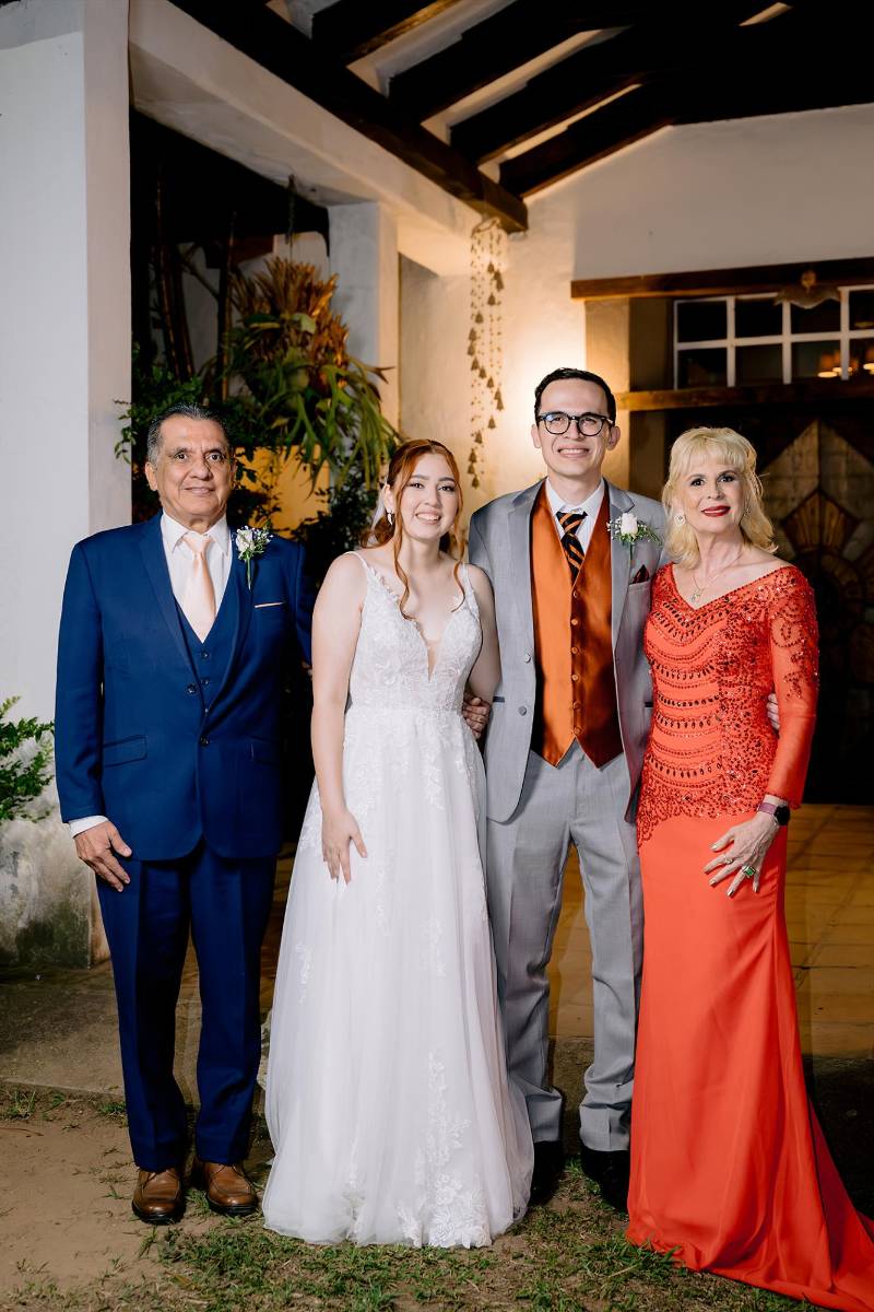 Miguel Blanco Licona, Valery García, Miguel Blanco Arias y Patricia Arias.