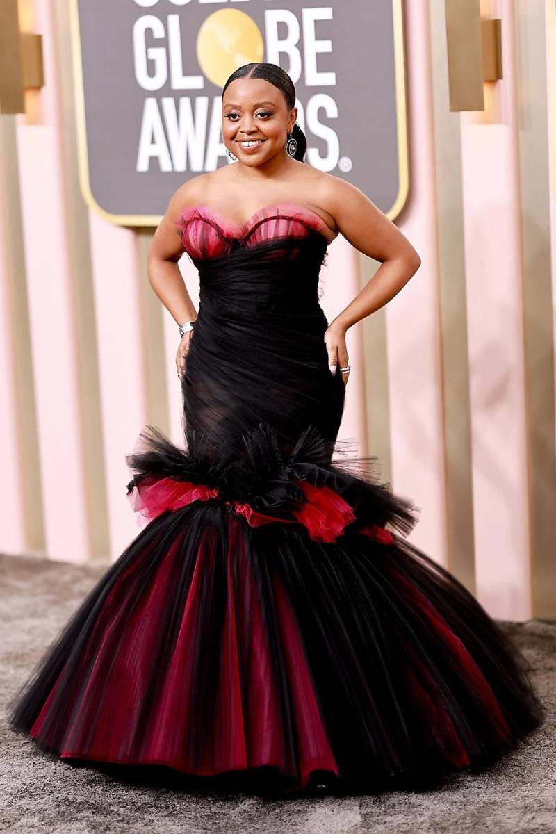 Quinta Brunson by Christian Siriano 