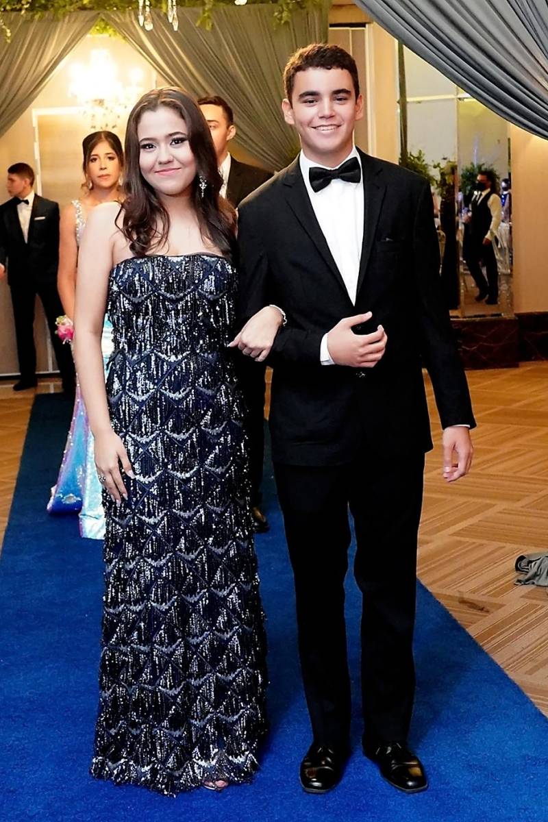 Amber Cárdenas y René Mejía.