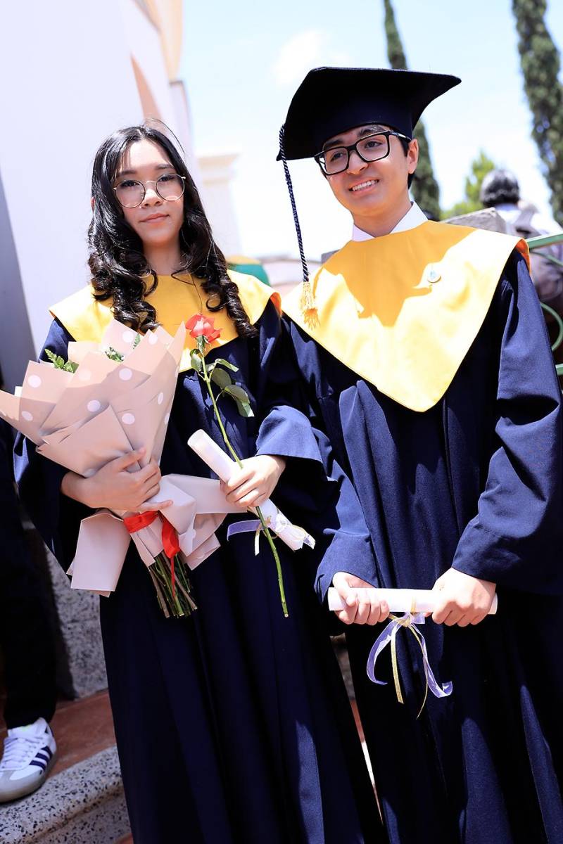 Amy Koh y Luis Membreño.