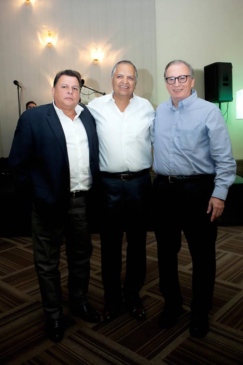 Gilberto Moreno, Fernando Caballero y Eduardo Bueso.