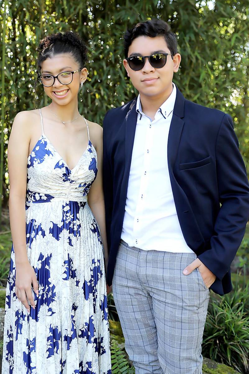 Ángela Cortés e Iván Molina. 