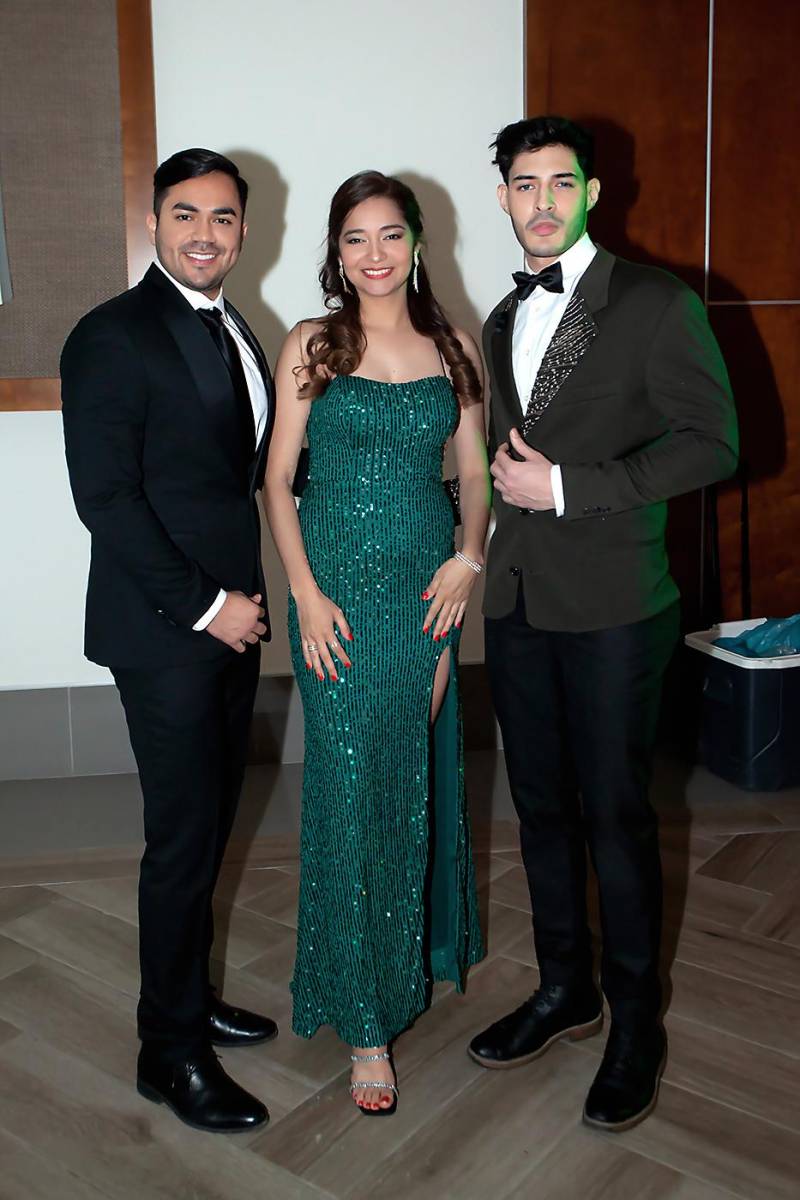 Sergio Santamaría, Cindy Oseguera y Luis Leiva.