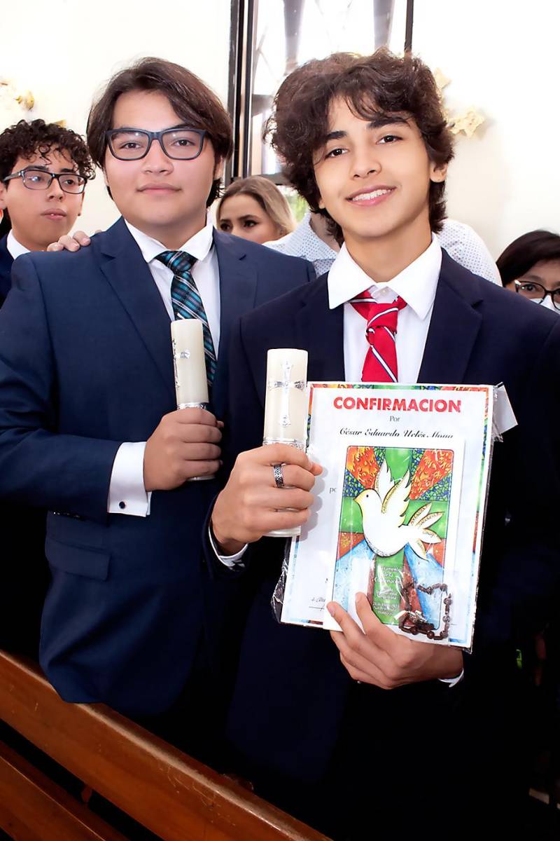 Ángel Sabillón y César Uclés.