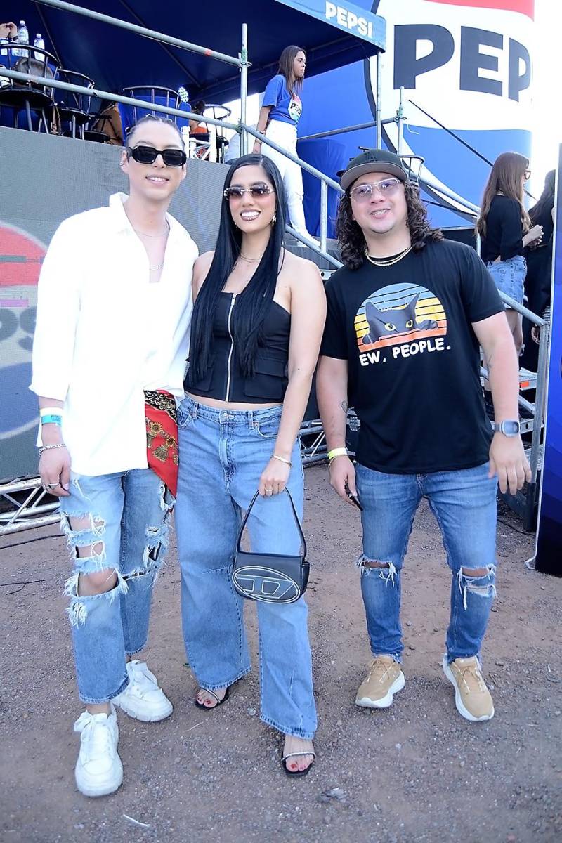 Derek Kattán, Cecilia Rossell y Allan Valeriano.