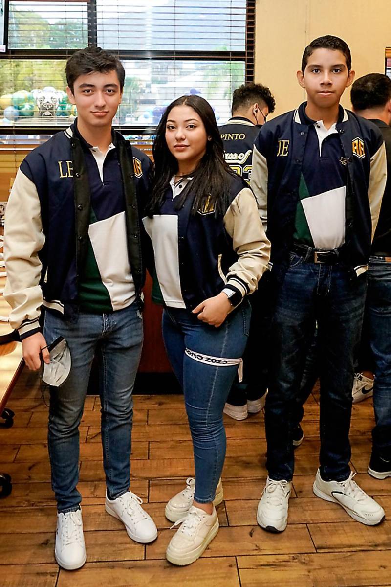Luis Barto, Andrea Rodríguez y Jorge Enamorado.