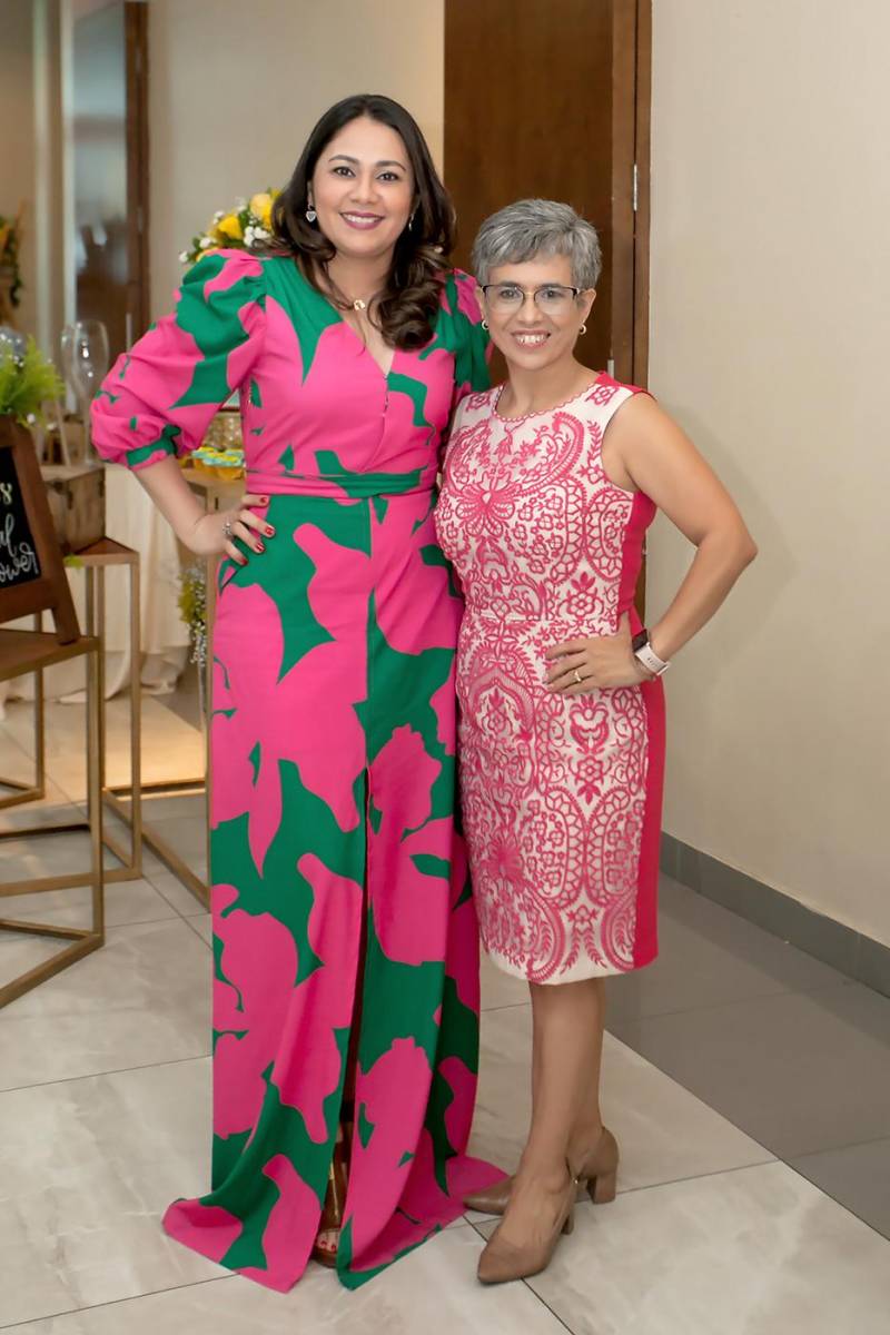 Yorlani Moreno y Waldina Bueso.