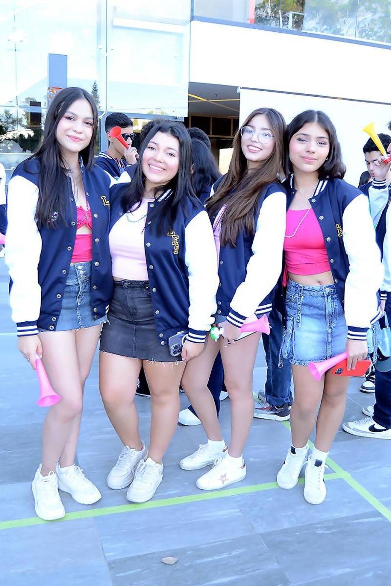 Daniela Sofía Maldonado, Madison Cárcamo, Ana Fortin y María José Perez.