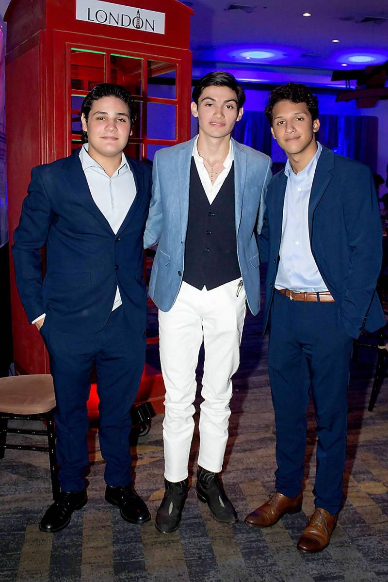 Norman Yuja, Sebastián Jaar y Nicolás Andonie