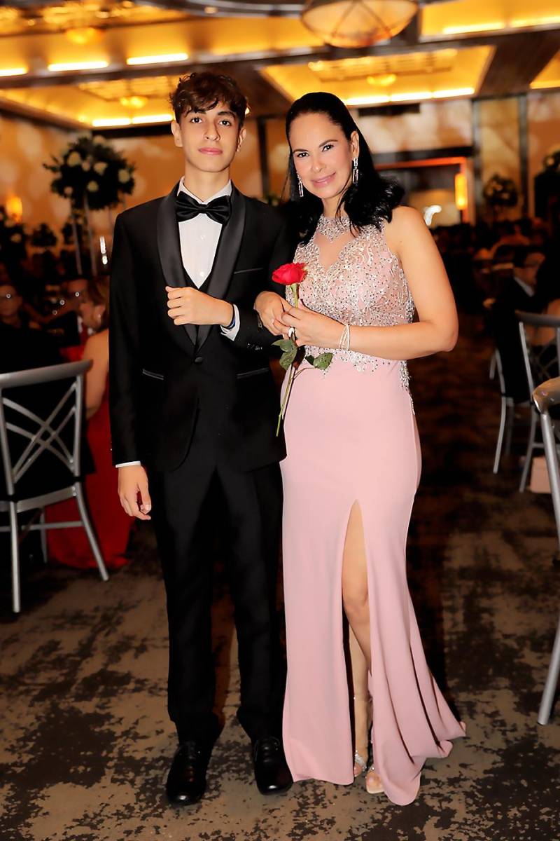 Melvin Canales y Sandra Joaquín.