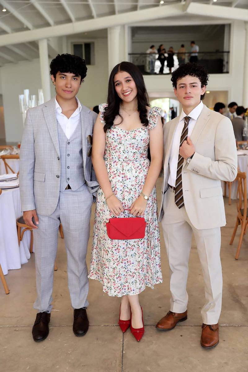 Rigoberto Castro, Arantza Bercian y Marvin Tróchez.