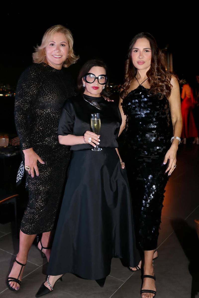 Ana Beatriz López, Blanca Bendeck y Ana Melissa Paz.