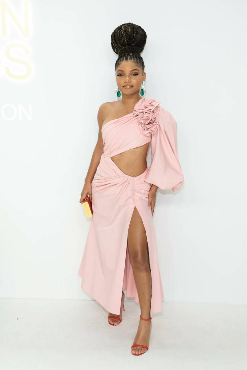 Halle Bailey en Carolina Herrera.