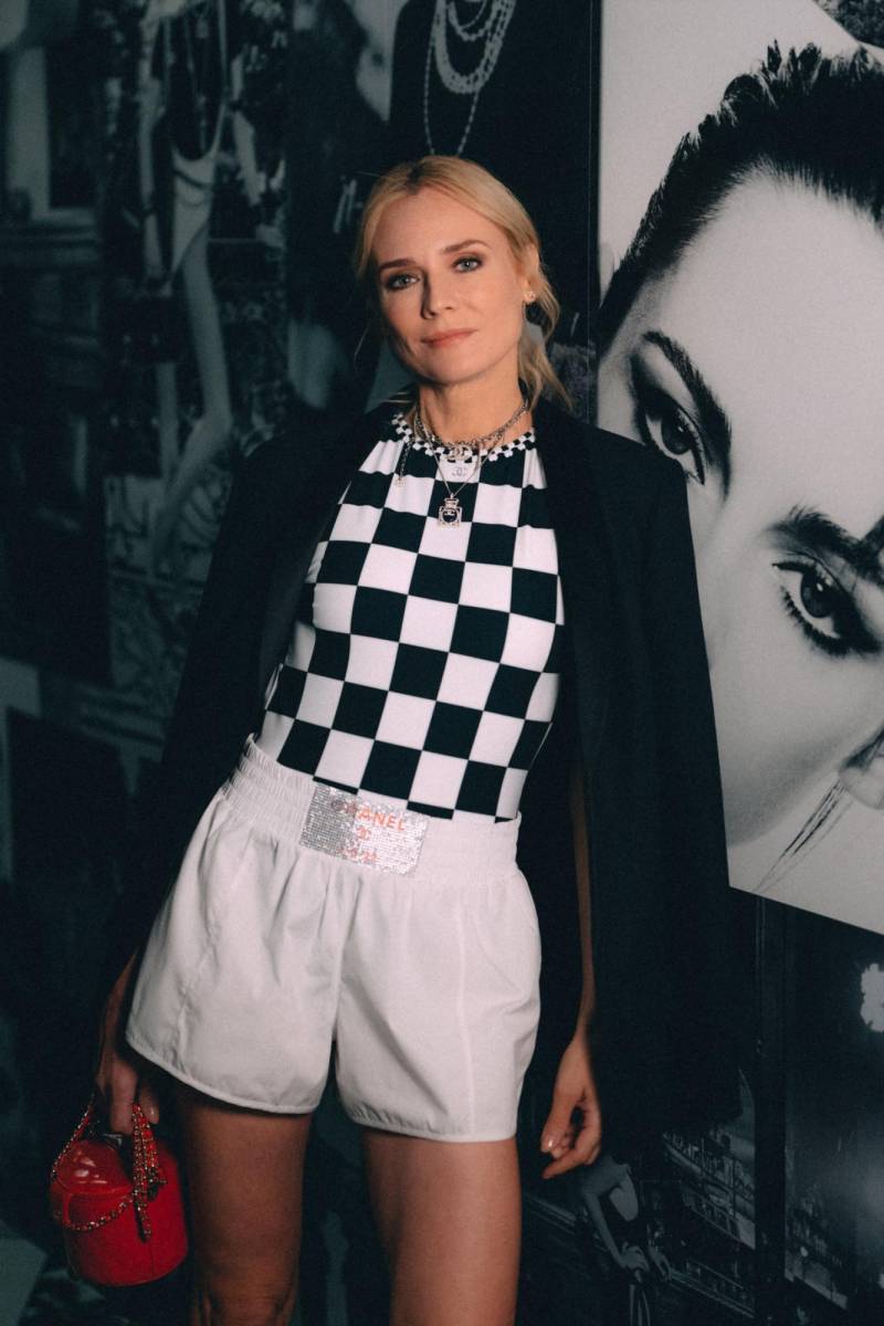 La actriz Diane Kruger, asidua en las pasarelas de Chanel