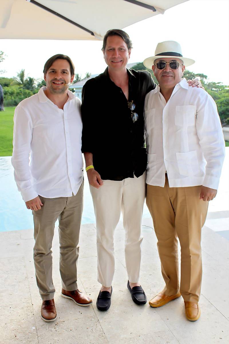 Alejandro Castro, Michael Wehmeyer y Edwin Pavón.