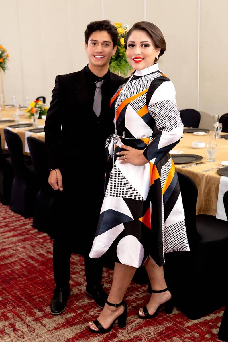 Diego Gonzáles y Jackie Cálix.