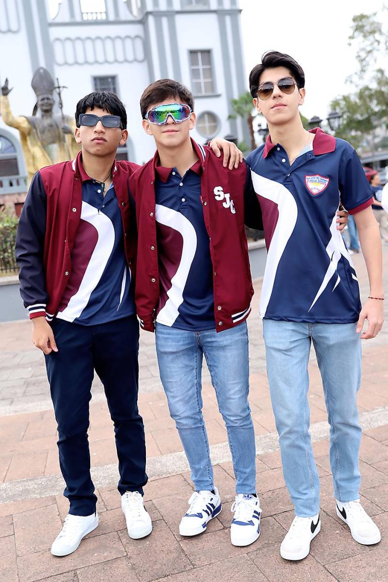 Alessandro Sauceda, Daniel Madrid y Gerardo Sagastume 