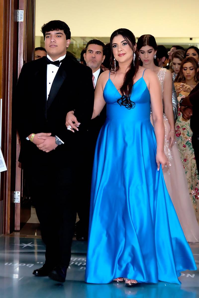 Brayan Andrés Aguilar y Diana Funez.