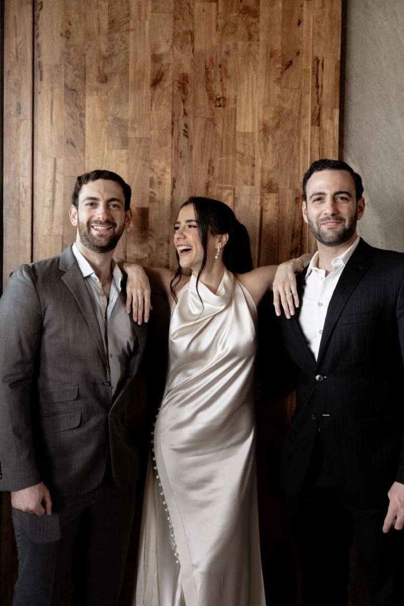 José Elías, Joana y Jorge Bandy.
