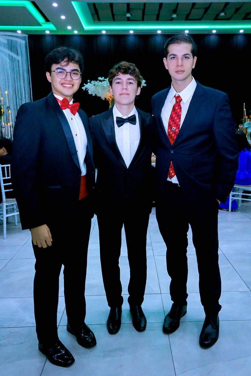 Cristian Dubón, Gerald Fajardo y Giancarlo Salomón.
