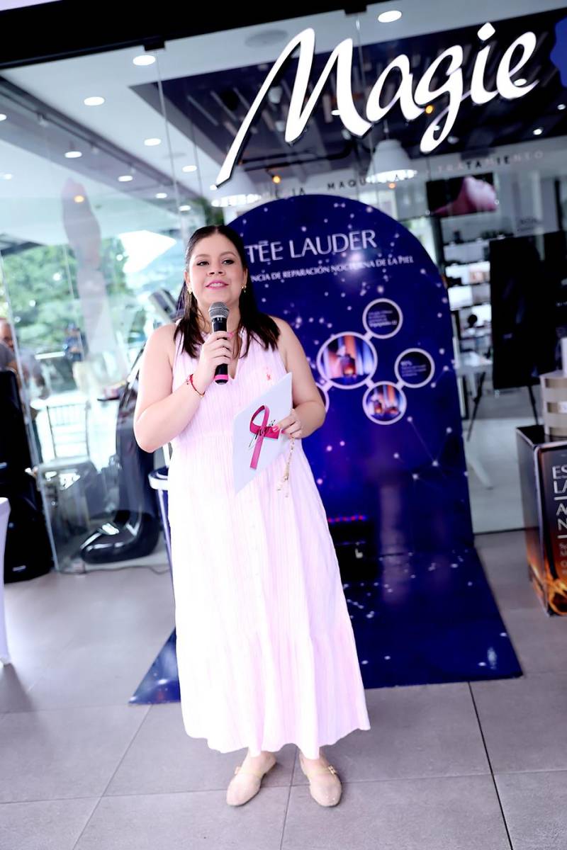 Perfumería Magie junto a Estée Lauder inauguran el mes rosa