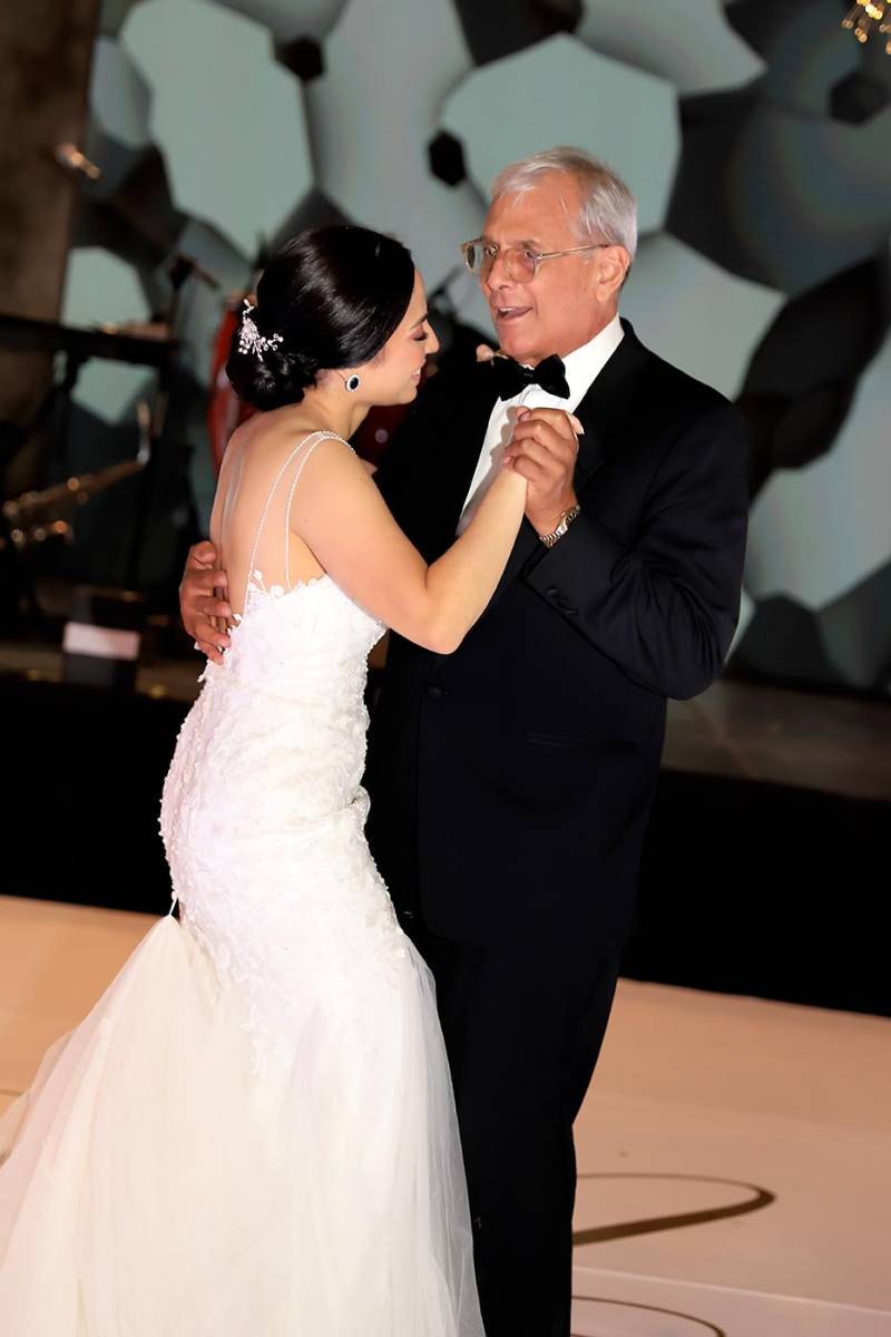 Así fue la boda de Michelle Clamer y Rolando Montero