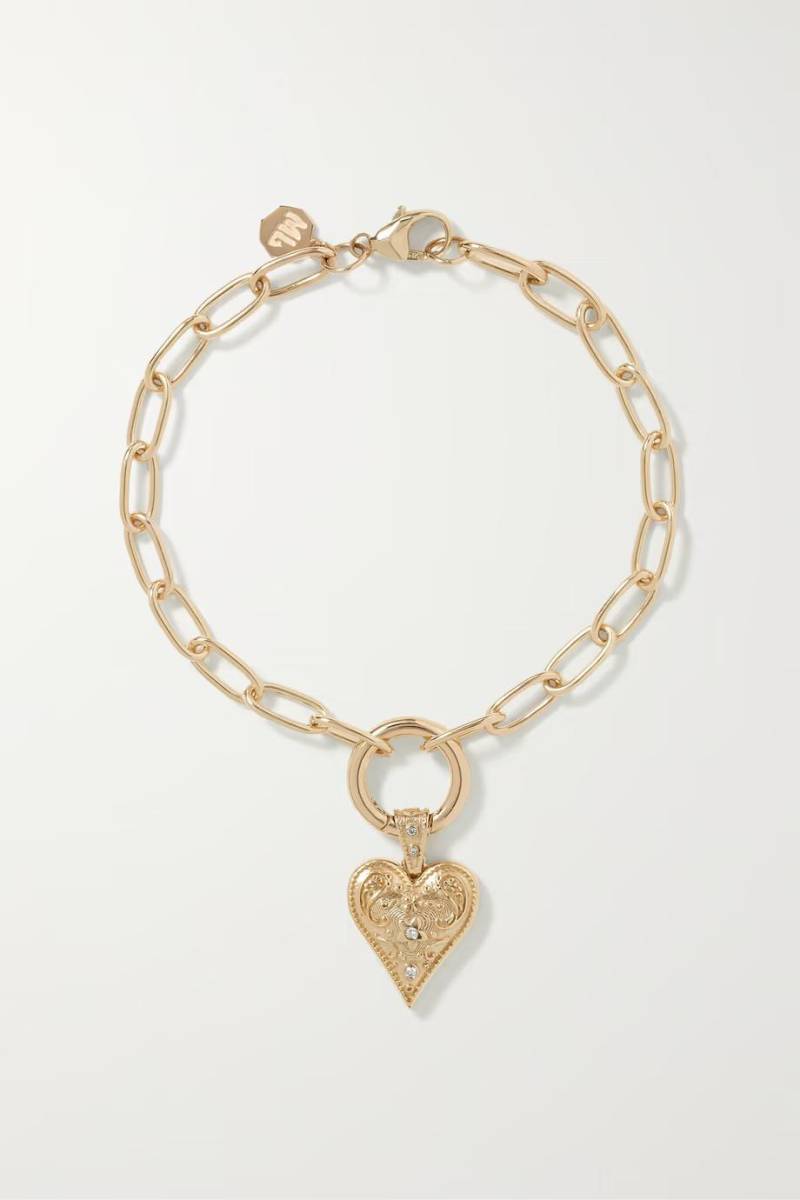 Mini brazalete southwestern de oro by Marlo Laz 