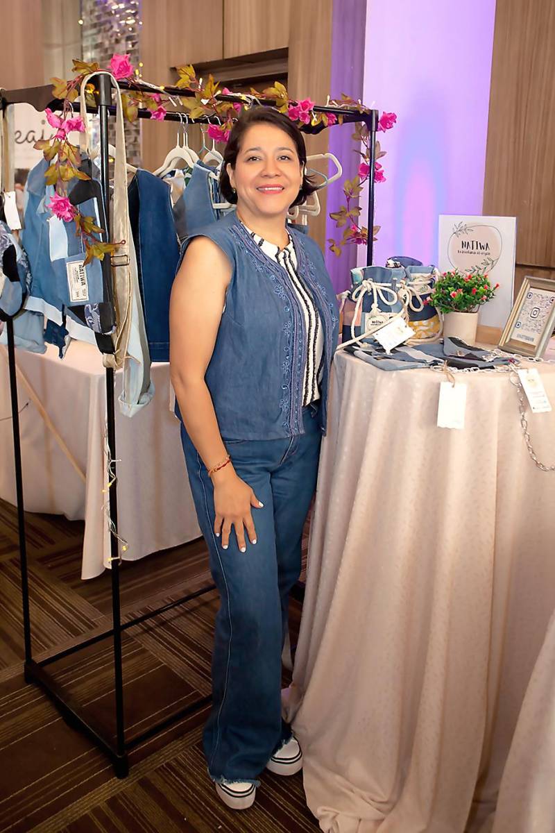 Iliana Cruz con su marca Natiwa.