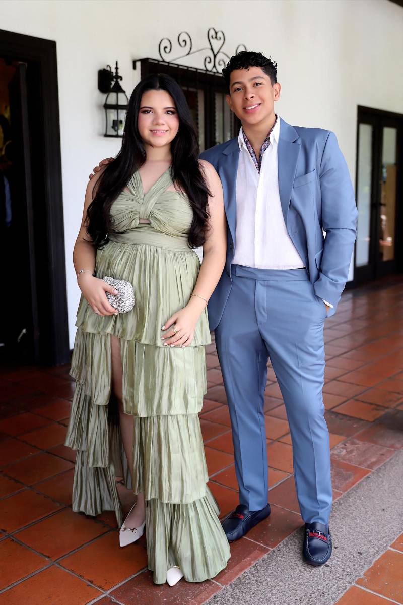 Daniela Aguirre y Óscar Cálix.