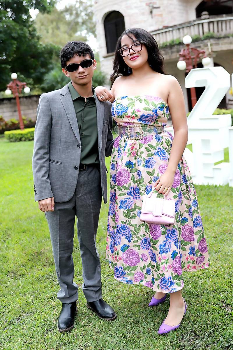 Gerardo Ayestas y Andrea Madrid. 