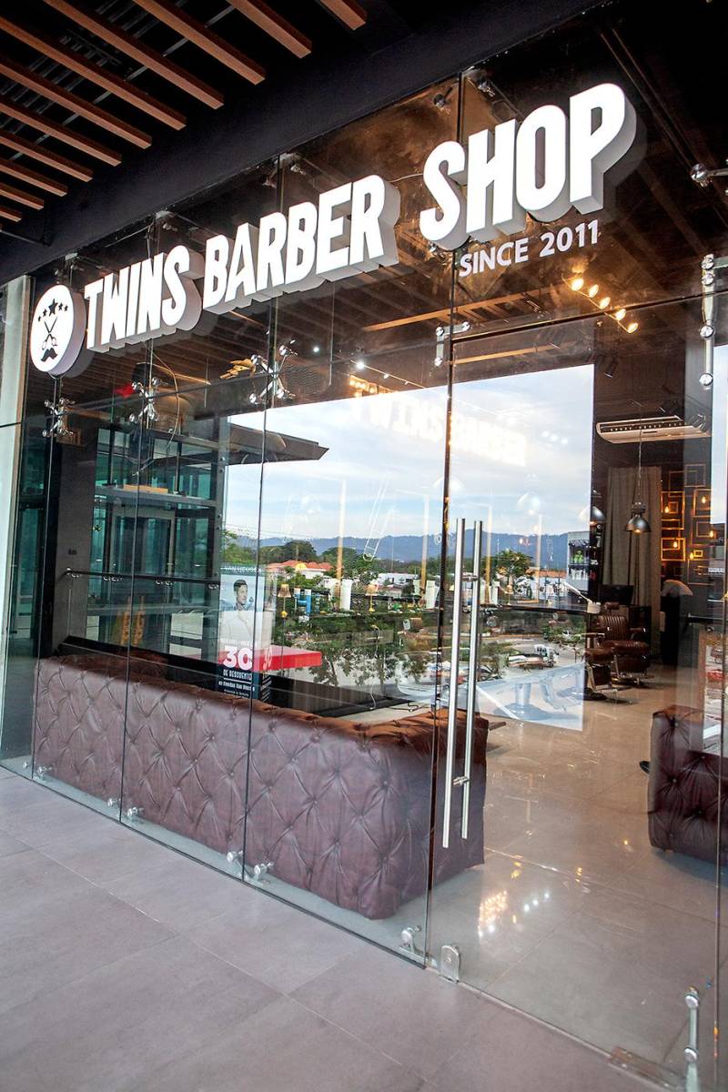 Twins Barber Shop.