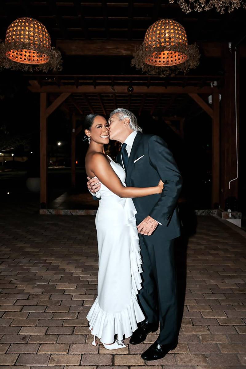 Paulina y su padre Gerardo González. 