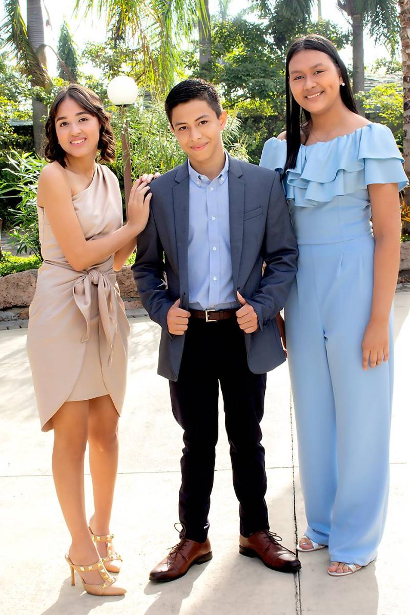 Ana Amaya, Omar Gámez y Katherine Martínez.