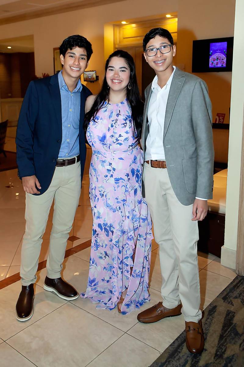 Daniel Moncada, Gimena Collis y Ricardo Hernández.
