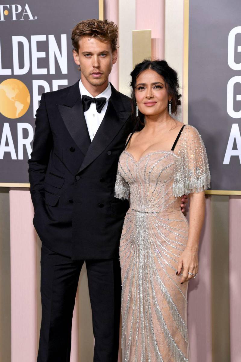 Austin Butler y Salma Hayek