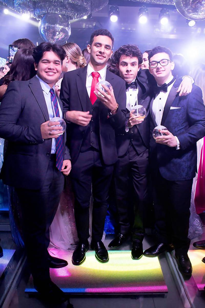 Diego Elvir, Adrián Gamoneda, Alvar Maldonado y Óscar Canahuati.