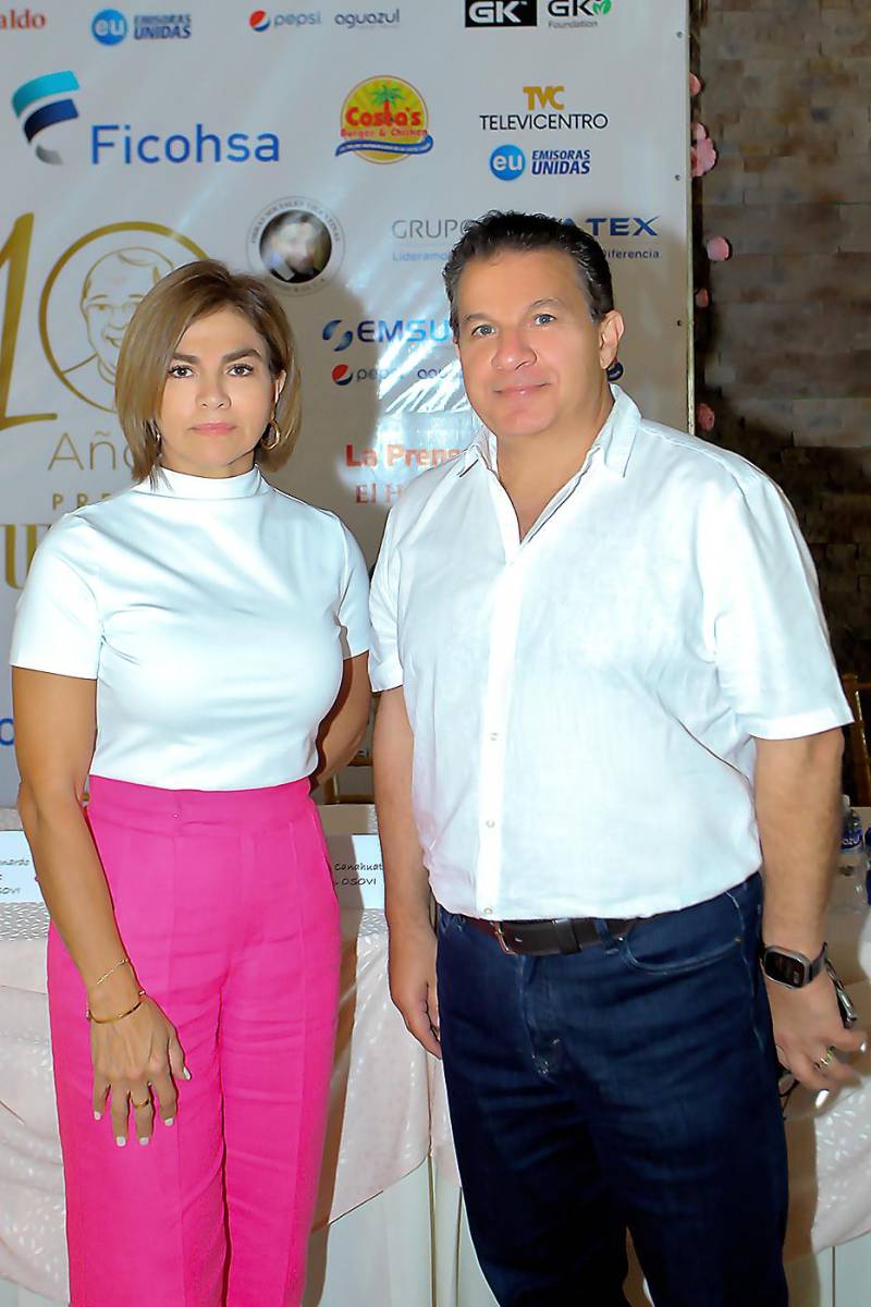 Azucena Tróchez y Jesús Canahuati