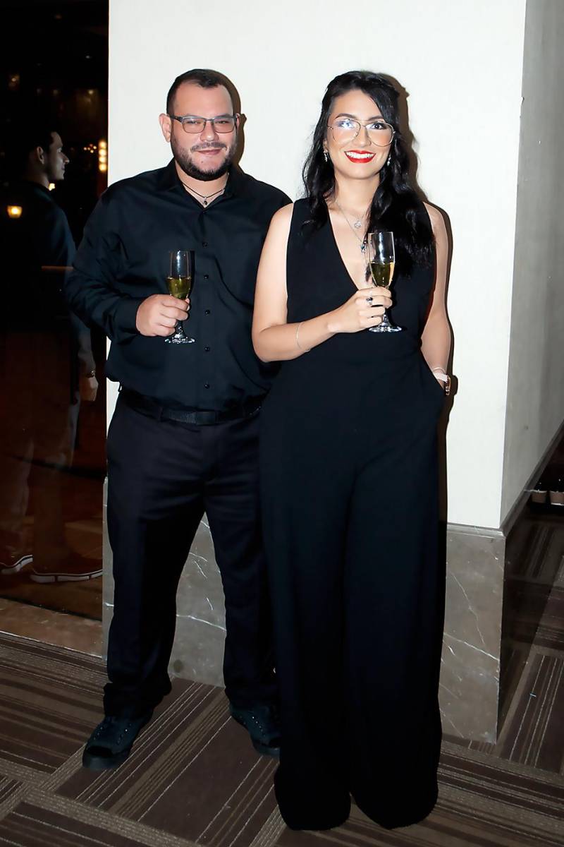 Aarón Benítez y Nicole Cerella. 