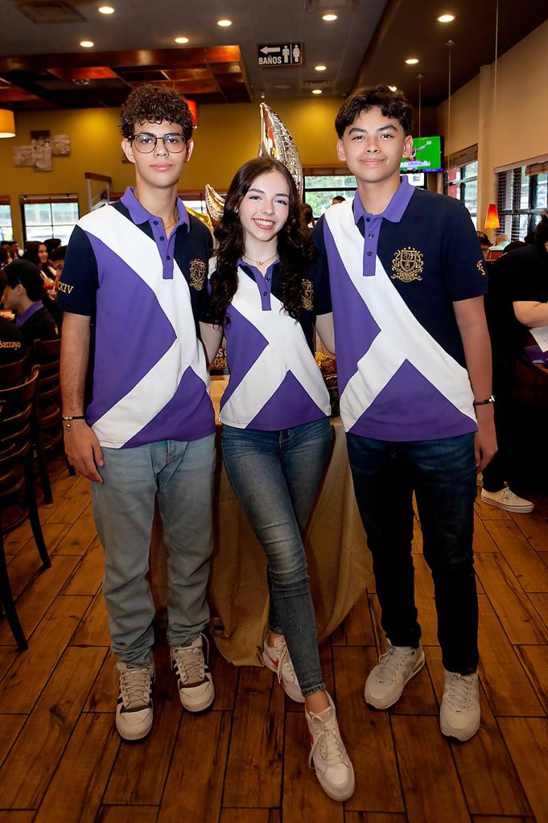 Sebastián Midence, Emma Coto y Ángel Burgos.