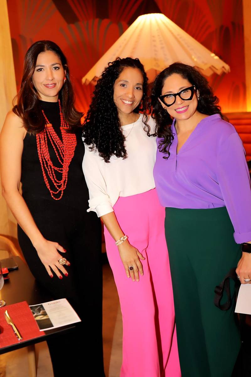 Liana Cáceres, Judith Cáceres y Évelyn Madrid