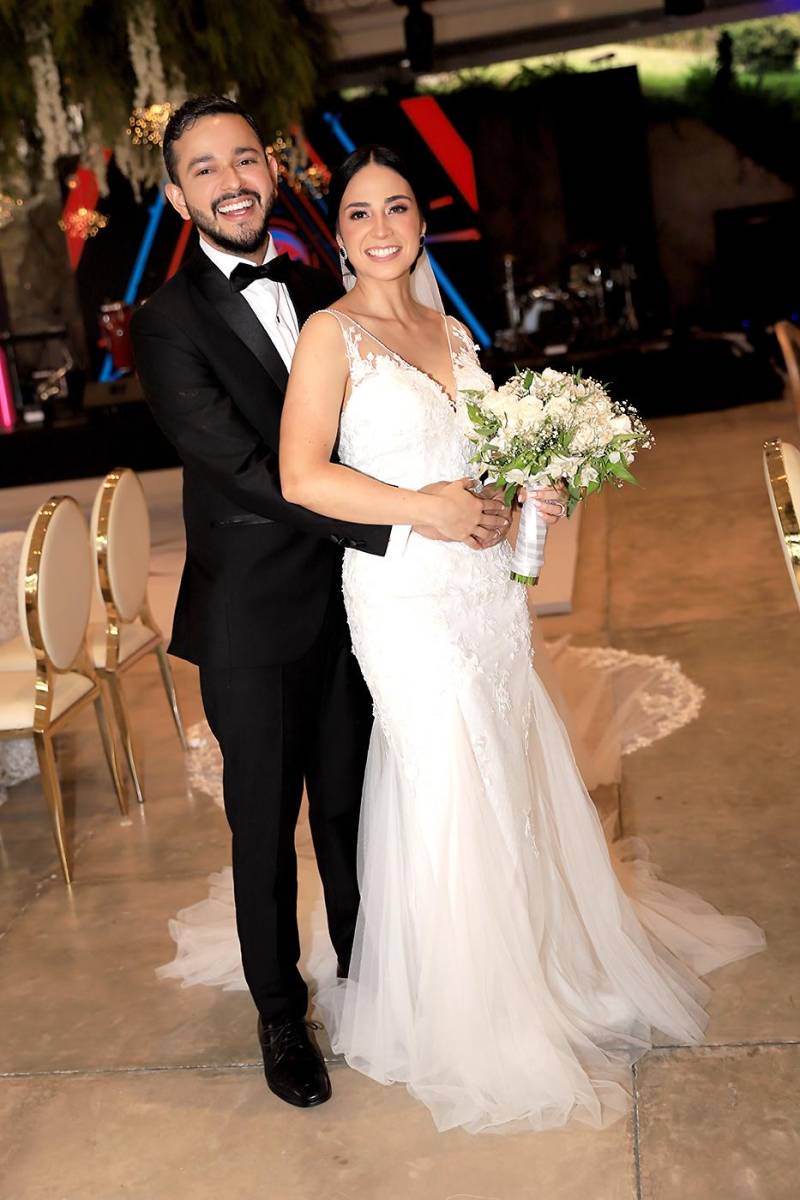 Así fue la boda de Michelle Clamer y Rolando Montero