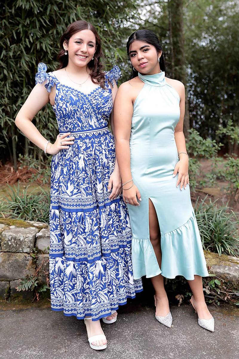 Sophia Zelaya y Estefany Valeriano.