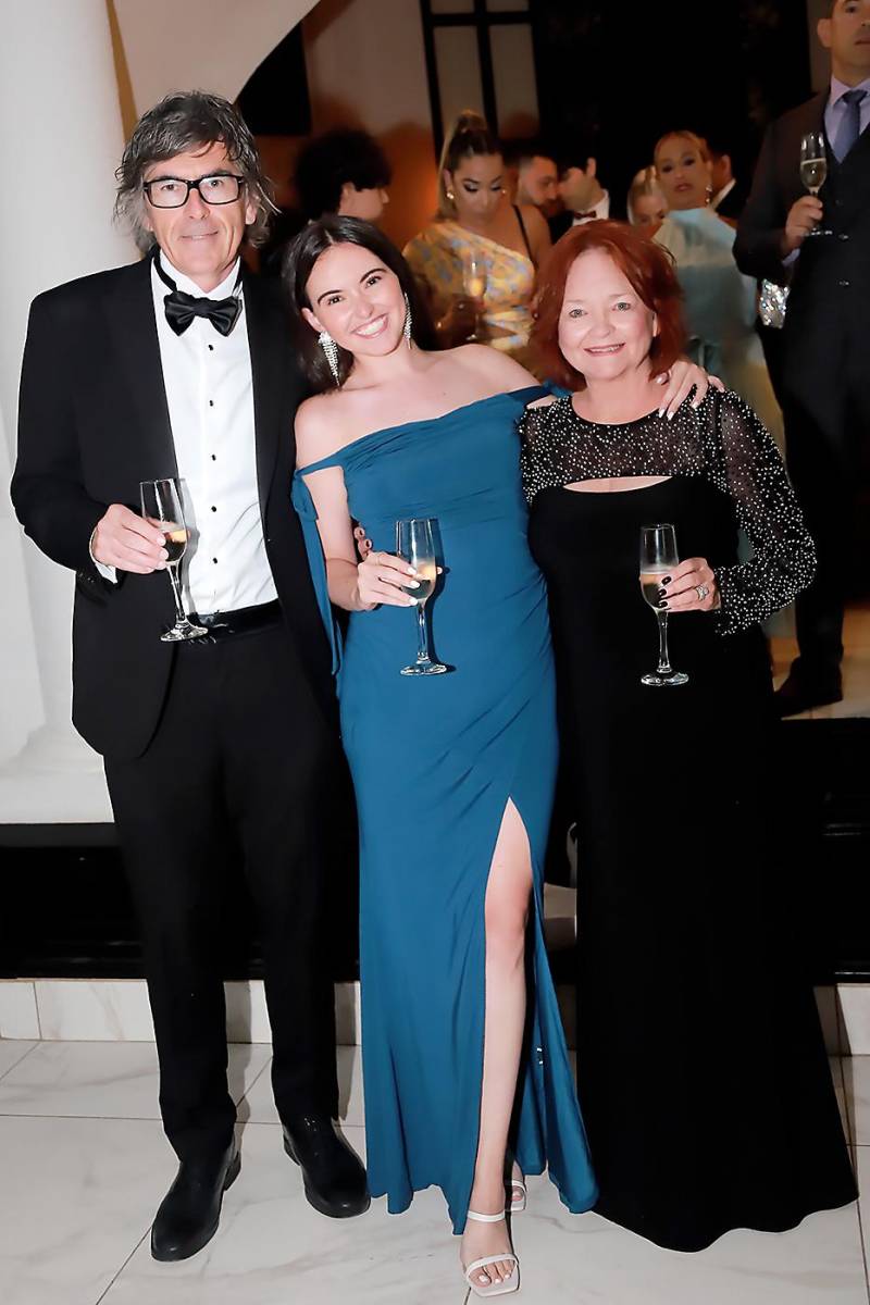 Federico, Isabella y Maureen Lupo