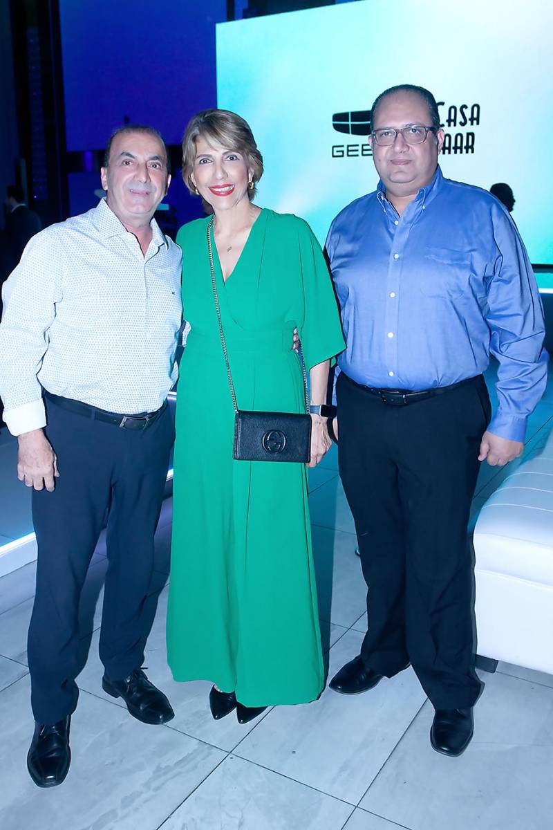 José y Lilian Jaar con Basem Misleh.