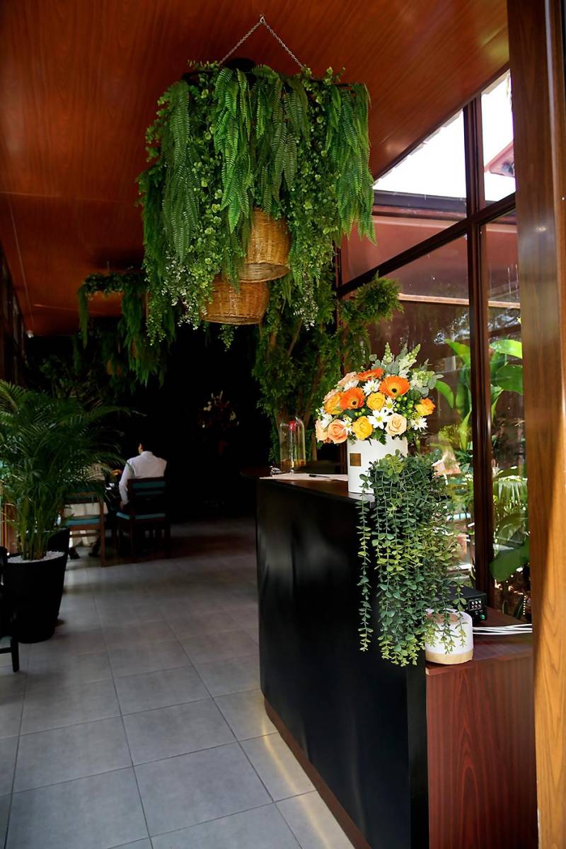 Lobby del restaurante.