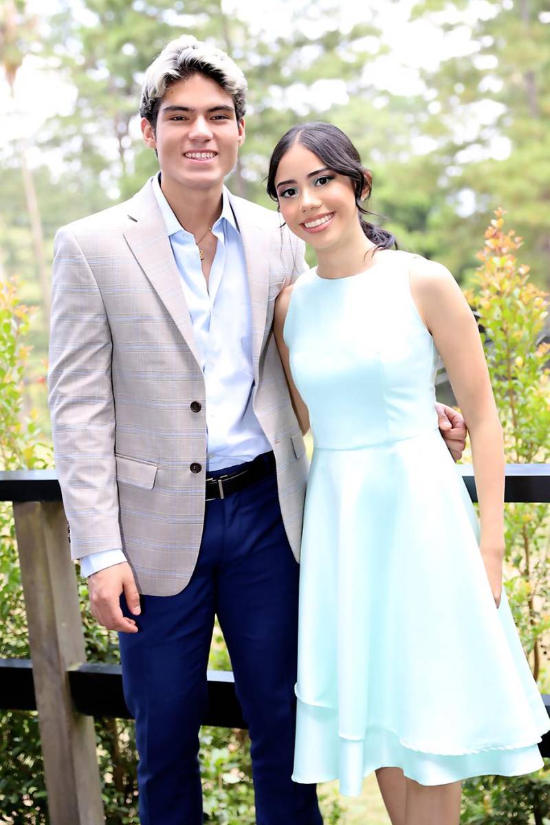 David Banegas y Estefanía Mejía