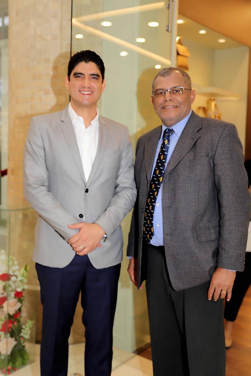 steban Martínez y el Pastor Francisco Morales
